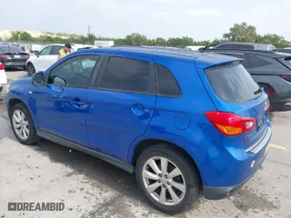2015 Mitsubishi Outlander Sport ES with VIN 4A4AP3AU0FE018022, listed as a IAAI auction lot 41957390 with 110,725 mi miles. Bid and sale history available at carsss.com. Image 3.