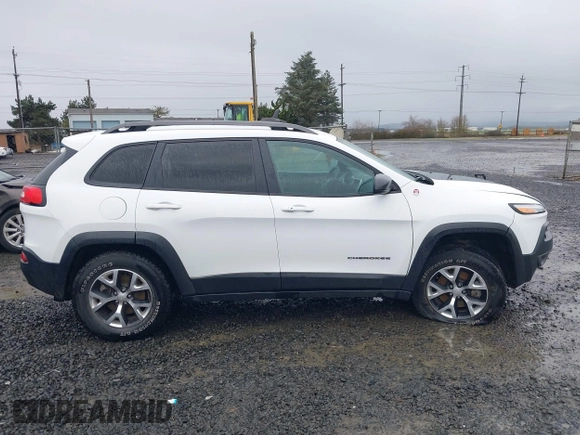 2018 Jeep Cherokee Trailhawk with VIN 1C4PJMBBXJD567022, listed as a IAAI auction lot 41834618 with 41,017 mi miles and . Bid and sale history available at DreamBid. Image 13.