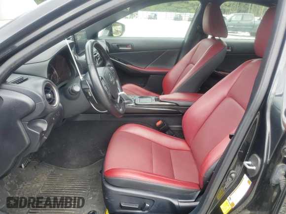 2021 Lexus IS 300 with VIN JTHC81F27M5046193, listed as a Copart auction lot 59846805 with 92,034 mi miles and Salvage title. Bid and sale history available at DreamBid. Image 7.
