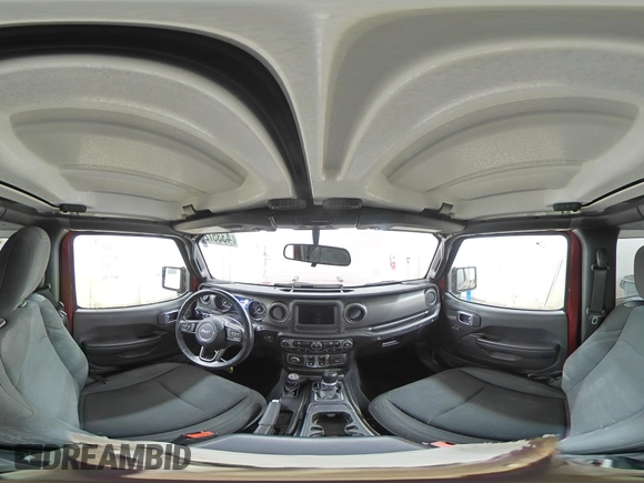 2021 Jeep Wrangler 80th Anniversary with VIN 1C4GJXAN9MW784552, listed as a Copart auction lot 43357205 with 65,230 mi miles and Salvage Title. Bid and sale history available at DreamBid. Image 16.