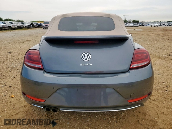 2019 Volkswagen Beetle S with VIN 3VW5DAAT1KM510718, listed as a Copart auction lot 58332605 with Not provided miles and Salvage title. Bid and sale history available at DreamBid. Image 6.