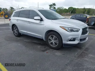 2020 Infiniti QX60 Luxe with VIN 5N1DL0MN0LC515268, listed as a IAAI auction lot 41709091 with 59,914 mi miles and . Bid and sale history available at DreamBid. Image 1.