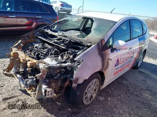 2013 Toyota Prius Two with VIN JTDZN3EU6D3212895, listed as a IAAI auction lot 41854065 with Not Provided miles and . Bid and sale history available at carsss.com. Image 2.