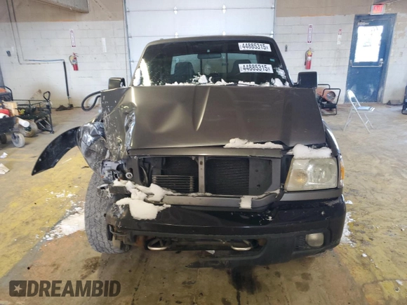 2007 Ford Ranger XLT with VIN 1FTZR45EX7PA34988, listed as a Copart auction lot 44885315 with 184,833 mi miles and Salvage Title. Bid and sale history available at carsss.com. Image 5.