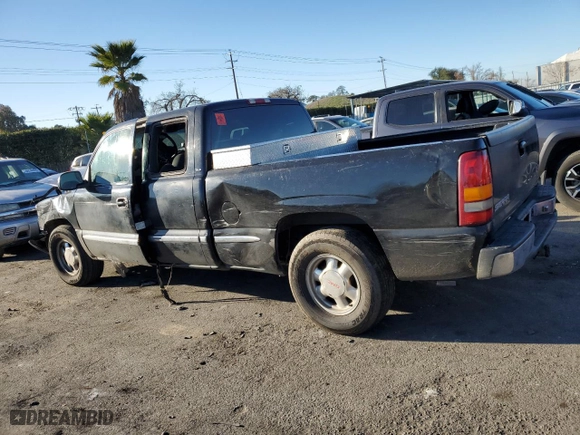 2002 GMC Sierra 1500 SLE with VIN 2GTEC19V321128421, listed as a Copart auction lot 89219675 with 0 mi miles and Salvage Title. Bid and sale history available at carsss.com. Image 2.