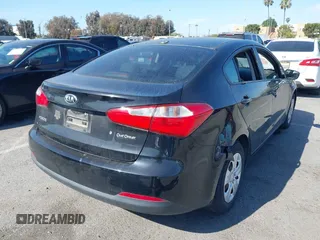 2015 Kia Forte LX with VIN KNAFK4A64F5361917, listed as a IAAI auction lot 42002697 with 110,943 mi miles. Bid and sale history available at carsss.com. Image 4.