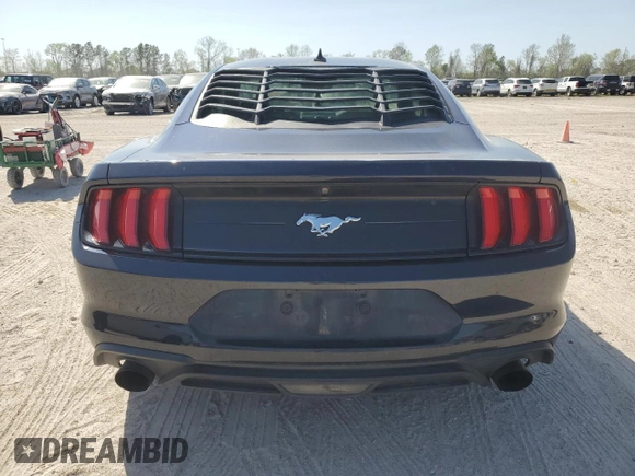 2021 Ford Mustang EcoBoost with VIN 1FA6P8TH8M5134145, listed as a Copart auction lot 50377265 with 41,098 mi miles and Salvage Title. Bid and sale history available at carsss.com. Image 6.