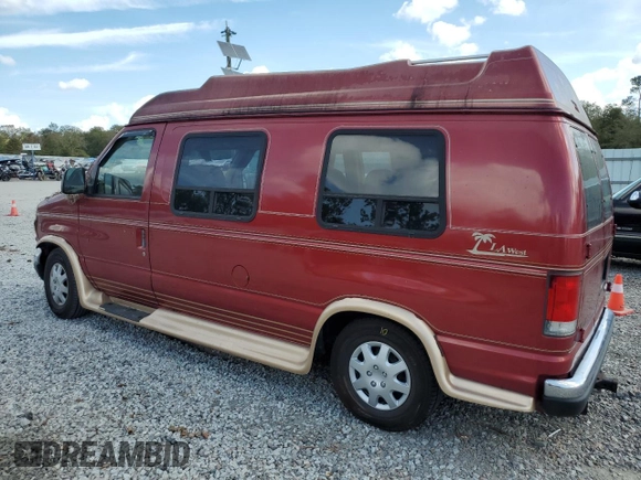 1999 Ford Econoline Cargo with VIN 1FDRE14W5XHB72755, listed as a Copart auction lot 78891634 with 136,376 mi miles and Salvage Title. Bid and sale history available at carsss.com. Image 2.