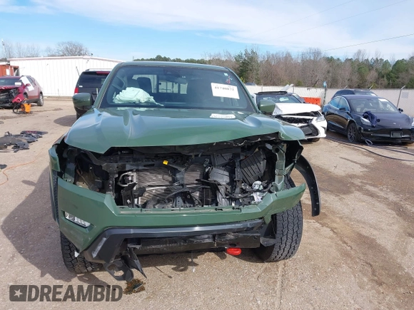 2022 Nissan Frontier SV with VIN 1N6ED1EJXNN628236, listed as a IAAI auction lot 41740872 with 21,361 mi miles. Bid and sale history available at carsss.com. Image 13.