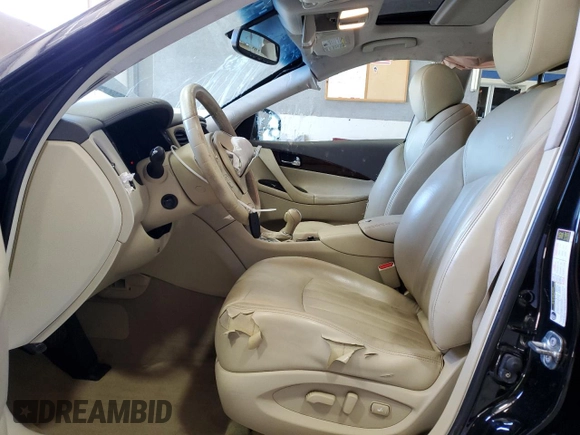 2012 Infiniti EX Journey with VIN JN1AJ0HRXCM453448, listed as a Copart auction lot 54864725 with 128,195 mi miles and Salvage title. Bid and sale history available at DreamBid. Image 7.
