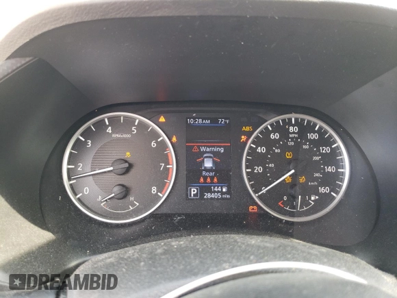 2021 Nissan Sentra S with VIN 3N1AB8BV1MY249282, listed as a Copart auction lot 52685155 with 28,405 mi miles and Non Repairable. Bid and sale history available at DreamBid. Image 9.