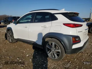 2021 Hyundai Kona Limited with VIN KM8K33A58MU715825, listed as a Copart auction lot 42233265 with 102,224 mi miles and Salvage Title. Bid and sale history available at carsss.com. Image 2.