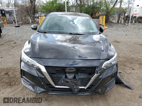 2021 Nissan Sentra SV with VIN 3N1AB8CV5MY256492, listed as a Copart auction lot 51407965 with 58,153 mi miles and Salvage title. Bid and sale history available at DreamBid. Image 5.