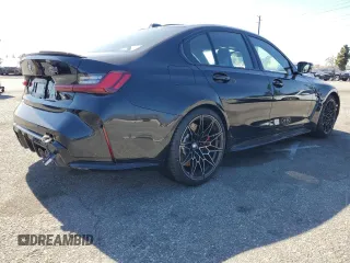 2025 BMW M3 Competition xDrive z VIN WBS33HJ07SFU46026, wystawiony jako Copart lot #46605635 z przebiegiem 408 mil mil oraz Szkoda całkowita • Salvage title. Historia ofert i sprzedaży dostępna na DreamBid. Obrazek 3.