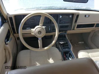 1993 Jeep Cherokee Sport with VIN 1J4FJ68S4PL555701, listed as a Copart auction lot 76020714 with 130,884 mi miles and Salvage Title. Bid and sale history available at carsss.com. Image 8.