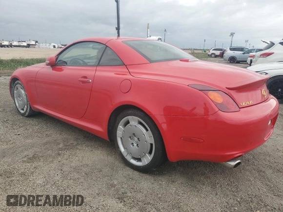 2002 Lexus SC 430 with VIN JTHFN48Y420016541, listed as a Copart auction lot 74678694 with Not Provided miles and Non Repairable. Bid and sale history available at DreamBid. Image 2.