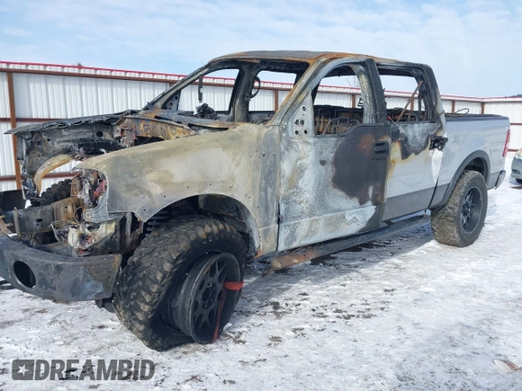 2008 Ford F-150 XLT with VIN 1FTPW14588KB21044, listed as a IAAI auction lot 41528784 with 1 mi miles. Bid and sale history available at carsss.com. Image 2.