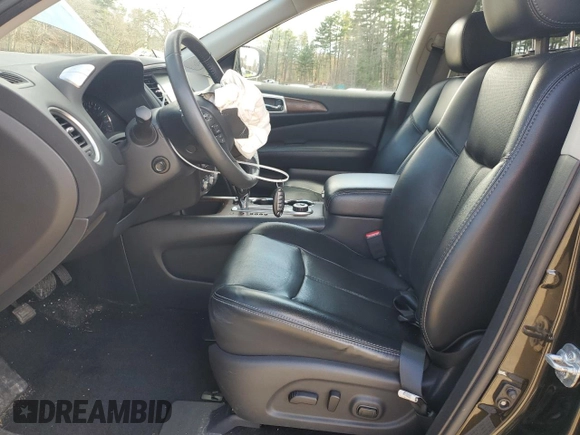 2017 Nissan Pathfinder SL with VIN 5N1DR2MM2HC663057, listed as a Copart auction lot 52504485 with 109,673 mi miles and Salvage Title. Bid and sale history available at DreamBid. Image 7.
