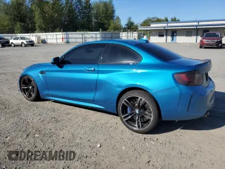 2017 BMW M2 with VIN WBS1H9C56HV886695, listed as a Copart auction lot 69318424 with 37,032 mi miles and Salvage Title. Bid and sale history available at carsss.com. Image 2.