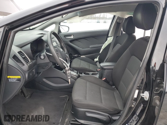 2018 Kia Forte LX with VIN KNAFK5A89J5773363, listed as a Copart auction lot 83158374 with 37,331 mi miles and Salvage Title. Bid and sale history available at carsss.com. Image 7.