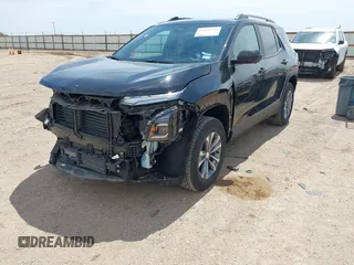 2025 Chevrolet Equinox FWD LT with VIN 3GNAXHEG0SL296896, listed as a IAAI auction lot 42038976 with 2,222 mi miles. Bid and sale history available at carsss.com. Image 18.