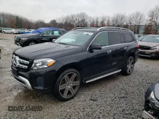 2019 Mercedes-Benz GLS with VIN 4JGDF6EE8KB186901, listed as a Copart auction lot 72484372 with 0 mi miles. Bid and sale history available at carsss.com. Image 1.