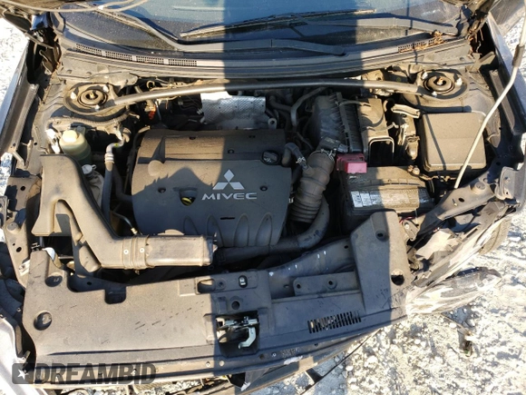 2008 Mitsubishi Lancer GTS with VIN JA3AU86U18U009746, listed as a Copart auction lot 70670324 with 202,948 mi miles and Salvage Title. Bid and sale history available at carsss.com. Image 11.