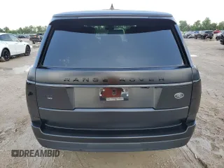 2020 Land Rover Range Rover with VIN SALGS5SE1LA400235, listed as a Copart auction lot 54454995 with 58,884 mi miles and Salvage title. Bid and sale history available at DreamBid. Image 6.
