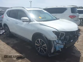 2019 Nissan Rogue SV with VIN 5N1AT2MT8KC805074, listed as a IAAI auction lot 42045982 with 16,705 mi miles and . Bid and sale history available at carsss.com. Image 1.
