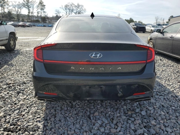 2021 Hyundai Sonata N Line with VIN 5NPEK4JC8MH106592, listed as a Copart auction lot 42183565 with 52,698 mi miles and Salvage Title. Bid and sale history available at carsss.com. Image 6.