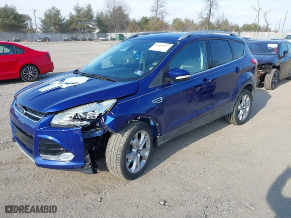 2015 Ford Escape Titanium with VIN 1FMCU9JX2FUA35895, listed as a IAAI auction lot 41687727 with 117,233 mi miles. Bid and sale history available at carsss.com. Image 17.