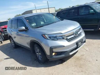 2021 Honda Pilot EX z VIN 5FNYF5H36MB003411, wystawiony jako IAAI lot #41842502 z przebiegiem 94 836 mil mil oraz . Historia ofert i sprzedaży dostępna na DreamBid. Obrazek 1.