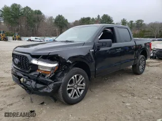 2022 Ford F-150 XL with VIN 1FTFW1E54NKD97002, listed as a Copart auction lot 50635305 with 22,177 mi miles and Salvage Title. Bid and sale history available at carsss.com. Image 1.