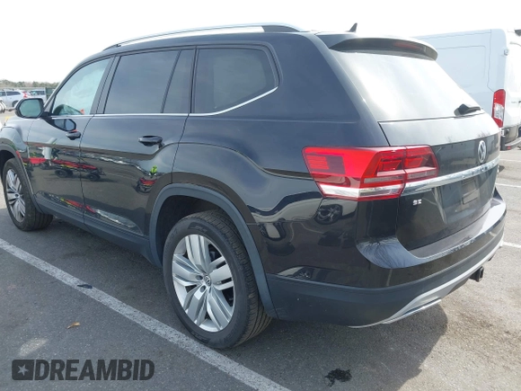 2019 Volkswagen Atlas SE with VIN 1V2UR2CA4KC616890, listed as a IAAI auction lot 42080701 with 48,269 mi miles and . Bid and sale history available at DreamBid. Image 3.