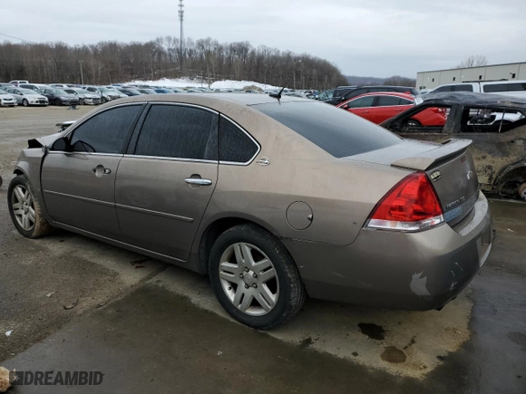 2007 Chevrolet Impala LTZ with VIN 2G1WU58RX79142198, listed as a Copart auction lot 42427275 with 155,374 mi miles and Salvage Title. Bid and sale history available at carsss.com. Image 2.