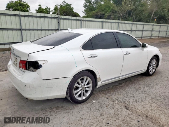 2012 Lexus ES 330 with VIN JTHBK1EG4C2502080, listed as a Copart auction lot 62885865 with 187,588 mi miles and Salvage title. Bid and sale history available at DreamBid. Image 3.