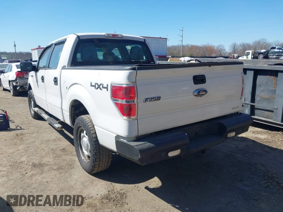 2014 Ford F-150 XL with VIN 1FTFW1EF6EKG07589, listed as a IAAI auction lot 41757895 with 190,281 mi miles. Bid and sale history available at carsss.com. Image 3.