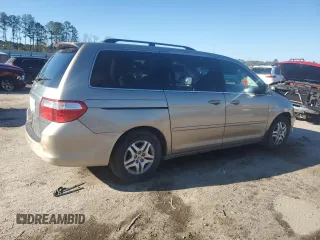 2006 Honda Odyssey EX-L with VIN 5FNRL38666B409588, listed as a Copart auction lot 41760645 with 188,147 mi miles and Salvage Title. Bid and sale history available at carsss.com. Image 3.