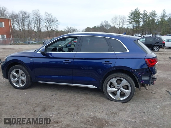 2022 Audi Q5 S line Premium Plus with VIN WA1EAAFY3N2099747, listed as a IAAI auction lot 41783135 with 29,787 mi miles. Bid and sale history available at carsss.com. Image 15.