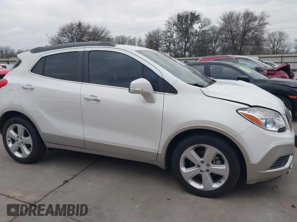 2016 Buick Encore with VIN KL4CJASB0GB658389, listed as a IAAI auction lot 41708711 with 62,001 mi miles and . Bid and sale history available at DreamBid. Image 14.