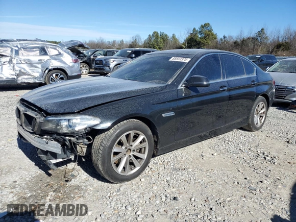 2016 BMW 5 Series 528i xDrive with VIN WBA5A7C50GG148473, listed as a Copart auction lot 88553375 with 92,195 mi miles and Salvage Title. Bid and sale history available at carsss.com. Image 1.