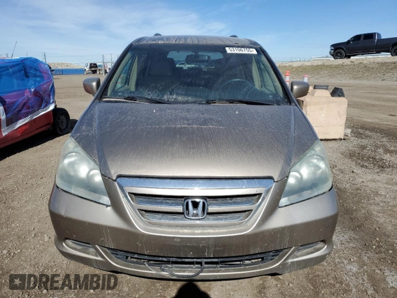 2005 Honda Odyssey EX with VIN 5FNRL38445B501098, listed as a Copart auction lot 53106755 with 236,731 mi miles and Clean Title. Bid and sale history available at carsss.com. Image 5.