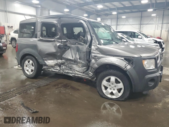 2005 Honda Element EX with VIN 5J6YH28695L011594, listed as a Copart auction lot 52623955 with 230,473 mi miles and Salvage Title. Bid and sale history available at DreamBid. Image 4.