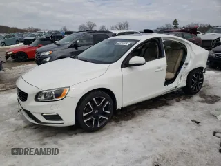 2017 Volvo S60 Dynamic with VIN YV140MTL9H2427945, listed as a Copart auction lot 44314525 with 116,140 mi miles and Salvage Title. Bid and sale history available at carsss.com. Image 1.