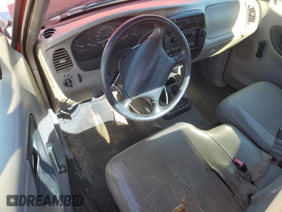 2000 Ford Ranger XL with VIN 1FTYR10V5YPB35200, listed as a Copart auction lot 81781314 with 168,026 mi miles and Salvage Title. Bid and sale history available at carsss.com. Image 8.