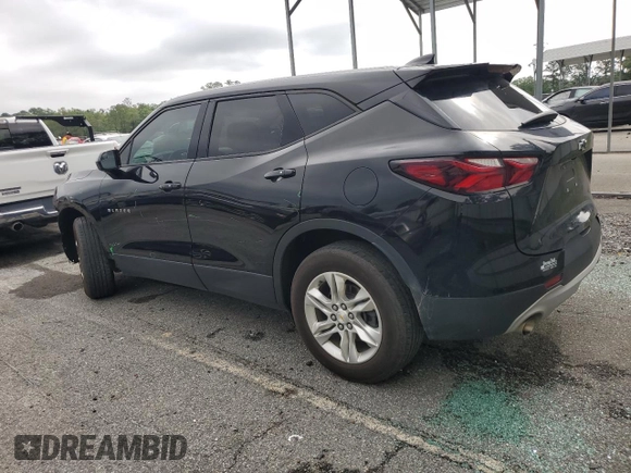 2021 Chevrolet Blazer LT with VIN 3GNKBBRA1MS571741, listed as a Copart auction lot 58032795 with 72,148 mi miles and Salvage title. Bid and sale history available at DreamBid. Image 2.