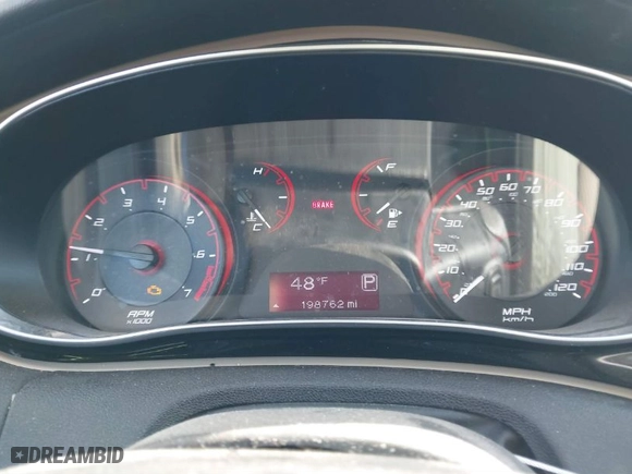 2014 Dodge Dart SXT with VIN 1C3CDFBBXED706464, listed as a IAAI auction lot 41744062 with 198,762 mi miles. Bid and sale history available at carsss.com. Image 7.