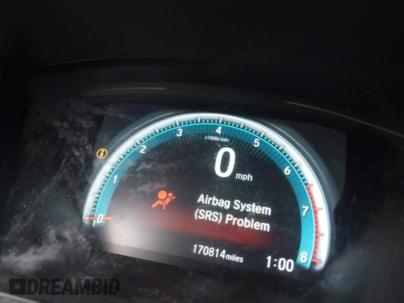 2017 Honda Civic EX-T with VIN 19XFC1F31HE201613, listed as a IAAI auction lot 41805398 with 170,814 mi miles. Bid and sale history available at carsss.com. Image 7.