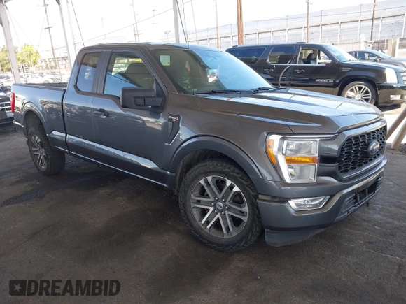 2021 Ford F-150 XL with VIN 1FTEX1CP5MFA52842, listed as a IAAI auction lot 42520858 with 107,873 mi miles and . Bid and sale history available at DreamBid. Image 1.