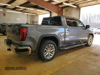 2022 GMC Sierra 1500 Limited SLT with VIN 1GTU9DET8NZ192191, listed as a Copart auction lot 46782145 with 0 mi miles and Salvage Title. Bid and sale history available at carsss.com. Image 3.